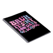 Bruh het is mijn 100 dagen schoolvlinderdisco notitieboek (Rechterzijde)