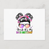 Bruh het is mijn 10e verjaardag 10 jaar oud briefkaart (Voorkant)