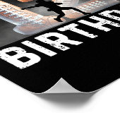 Bruh Het is mijn 12e verjaardag Football Party Foo Poster (Hoek)