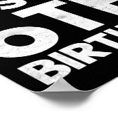 Bruh Het is mijn 6e verjaardag 6 jaar oude Bday Bi Poster (Hoek)