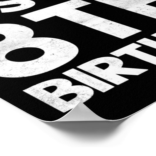 Bruh Het is mijn 8e verjaardag 8 jaar oude Bday Bi Poster (Hoek)