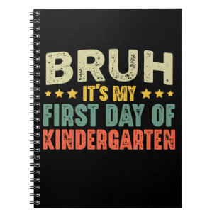 Bruh, het is mijn eerste dag op de Vintage Notitieboek
