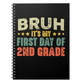 Bruh, het is mijn eerste dag van de 2e klas terug  notitieboek