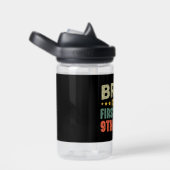 Bruh, het is mijn eerste dag van de 9e klas terug  waterfles (Rechts)