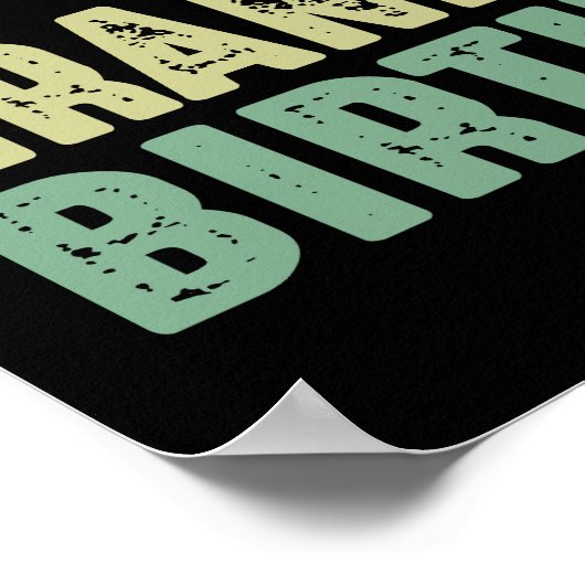 Bruh, het is mijn oma's verjaardag Grappige oma Poster (Hoek)