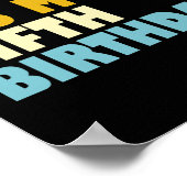 Bruh Het is mijn vijfde verjaardag 5 jaar oude mei Poster (Hoek)