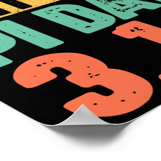 Bruh Het is Pi Dag 3.14 Pi Nummer Wiskunde Docent Poster (Hoek)