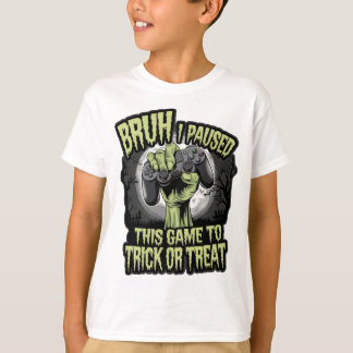 Bruh I pauzeerde dit spel om Funny Ga te Trick ors T-shirt