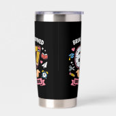 Bruh I survived 67 days of school Geïsoleerde Drinkbeker (Links)