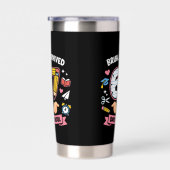 Bruh I survived 67 days of school Geïsoleerde Drinkbeker (Rechts)