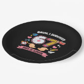 Bruh I survived 67 days of school Papieren Bordje (Gekanteld)