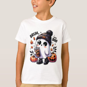 Bruh, ik bedoel Boo Funny Ghost Jack O Lantern Cof T-shirt