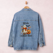 Bruh, ik bedoel Boo, grappige geest Denim Jacket (Hangar)