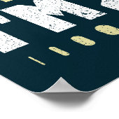 Bruh ik ben 22 jaar oud grappig 22ste verjaardagsf poster (Hoek)