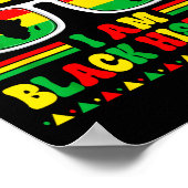 Bruh Ik ben Black History Month Eenzelvigen Afrika Poster (Hoek)