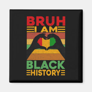 Bruh ik ben Black History Month Kinderen Jongens A Magneet