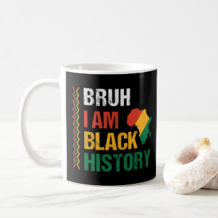Bruh, ik ben een zwarte geschiedenis koffiemok