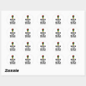 Bruh ik ben zwarte geschiedenis Sticker 3 (Vel)