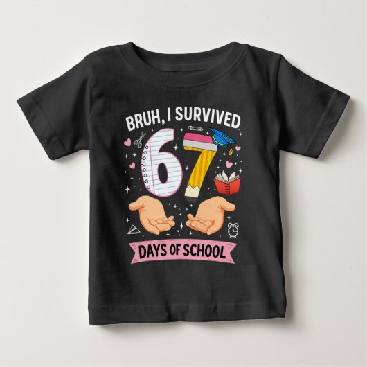 Bruh ik heb 67 dagen school overleefd (Voorkant)