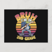 BRUH IK ZIT IN DE 2E KLAS BRIEFKAART (Voorkant)