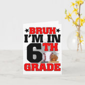 Bruh ik zit in de 6e klas honkbalfan terug naar sc kaart (Gele Bloem)