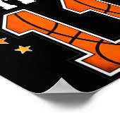 Bruh Im 11 jaar oude Baller Basketbal 11e verjaard Poster (Hoek)