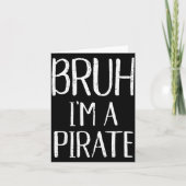 Bruh Im A Rate Funny Meme Halloween Costume Men Wo Kaart (Voorkant)