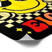 Bruh I'm Eight 8 8th Birthday Groovy Boys Girls 8  Poster (Hoek)