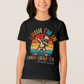 Bruh I'm In Kindergarten Dabbing Boy First day Of  Tri-Blend Shirt (Voorkant)