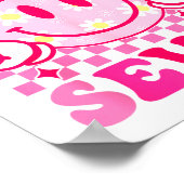 Bruh I'm Seven 7 7th Birthday Girls Groovy 7 Years Poster (Hoek)