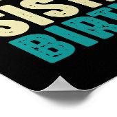 Bruh is de verjaardag van mijn zus Grappige zus br Poster (Hoek)