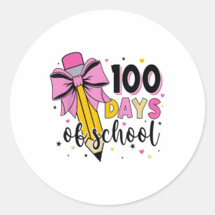 Bruh is mijn 100 dagen van school 100ste dag van ronde sticker