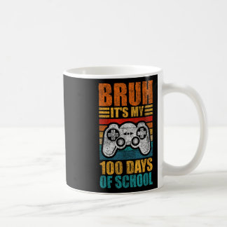 Bruh is mijn 100 dagen van school gamer jongen 100 koffiemok