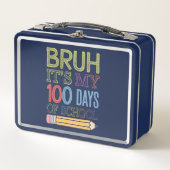 Bruh is mijn 100 dagen van school grappige 100e da (Voorkant)