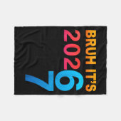 Bruh It's 202 67 Meme Six Seven 67 New Year 202 67 Fleece Deken (Voorkant (Horizontaal))