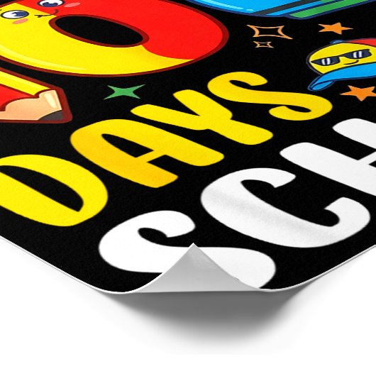 Bruh It's My 100 Days Of School Funny Boy 100th Da Poster (Hoek)