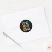 Bruh It's My 100 Days Of School Funny Boy 100th Da Ronde Sticker (Envelop)