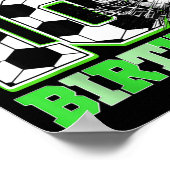 Bruh It's My 10th Soccer Birthday Party Birthday B Poster (Hoek)