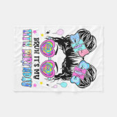 Bruh It's My 11th Birthday 11 Years Old For Girl T Fleece Deken (Voorkant (Horizontaal))