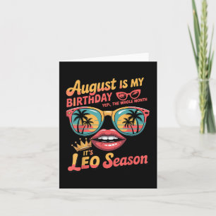 Bruh It's My Birthday It's Leo Season, leo Zod Kaart