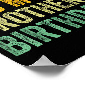 Bruh It's My Brother's Birthday Funny Bday Sister  Poster (Hoek)