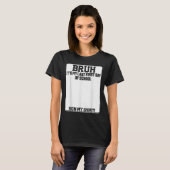 Bruh Its My Last First Day Of School Sign My T-shirt (Voorkant volledig)