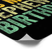 Bruh It's My Nephew's Birthday Funny Birthday Uncl Poster (Hoek)