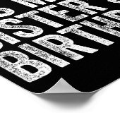 Bruh It's My Sister's Birthday Funny Birthday Brot Poster (Hoek)