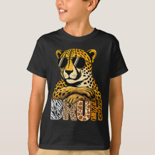 Bruh jachtluipaard safari dieren dieren in het wil t-shirt