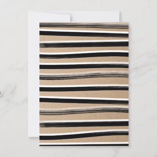 Bruh, je bent uitgenodigd voor een zwarte en witte kaart (Achterkant)