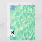 Bruh je in Pool Party Tiener Jongen Verjaardag Kaart (Achterkant)