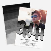 'BRUH' Jongen, Tiener Verjaardag Foto Kaart