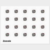 Bruh Juneteenth Black Ronde Sticker (Vel)