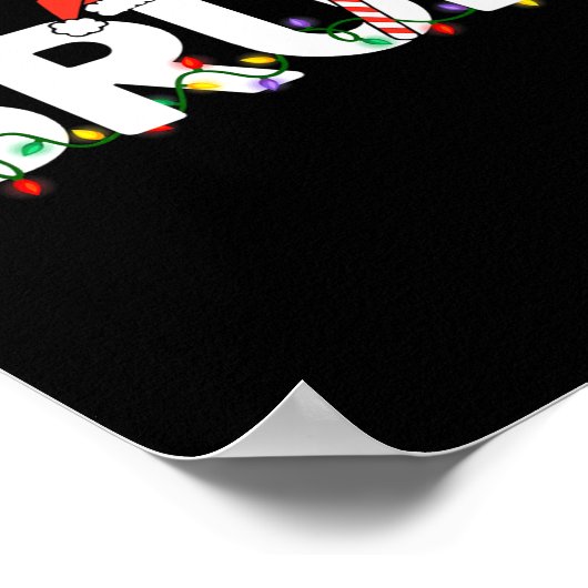 Bruh Kerst Kinder Tiener Jongens Grappige Kerst Sa Poster (Hoek)